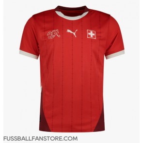 Schweiz Replik Heimtrikot EM 2024 Kurzarm